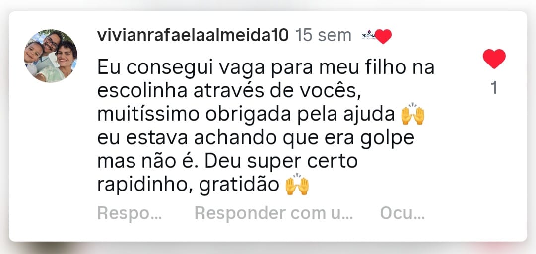 Depoimento de cliente da PROMAE 5