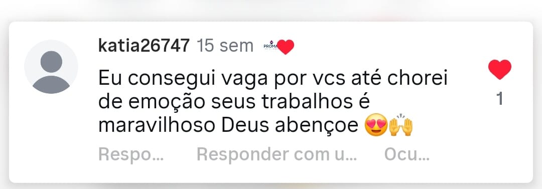 Depoimento de cliente da PROMAE 4